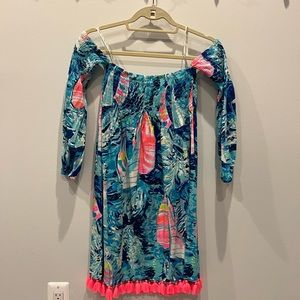 Lilly Pulitzer size XXS blue and pink dress
